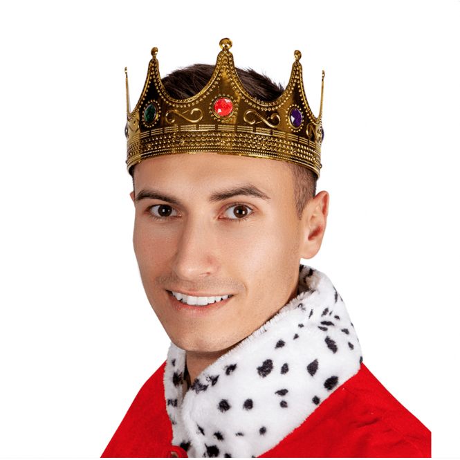 Deluxe King & Queen Crown - Adult Accessory