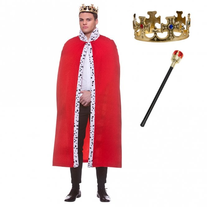 Deluxe King Robe + Royal Crown + Sceptre