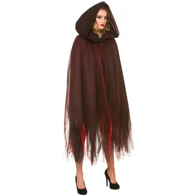 Deluxe Layered Hooded Cape - Adult Accessory (120cm)