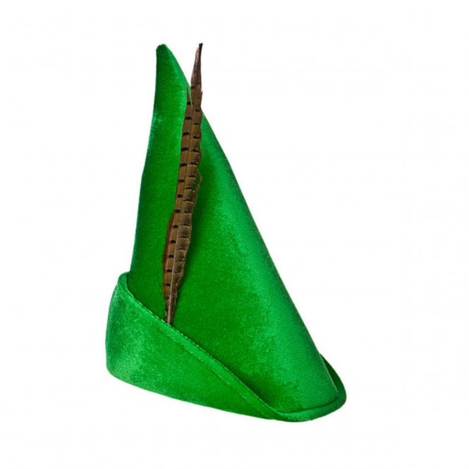 Deluxe Peter Pan Hat with Feather