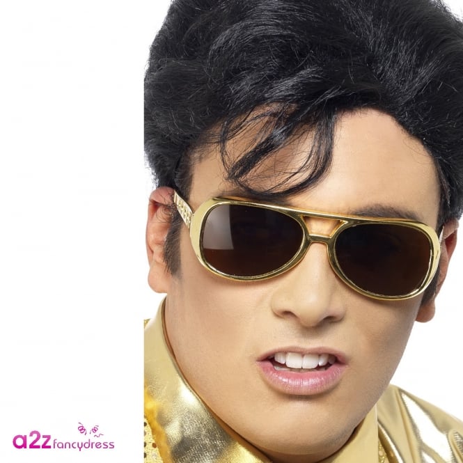 Elvis Gold Shades - Adult Accessory