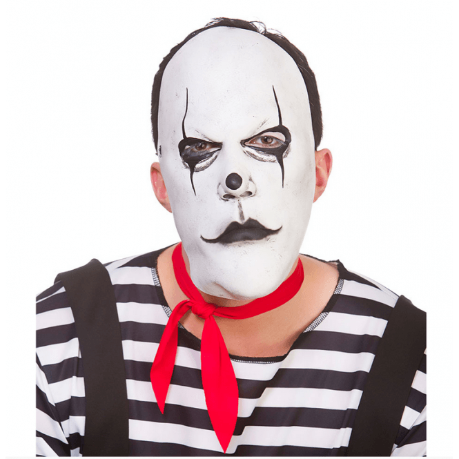 Freaky Mime Artist - Latex Mask