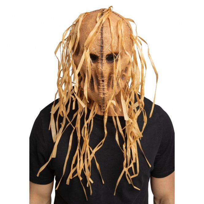 Full Head Scarecrow Latex Mask