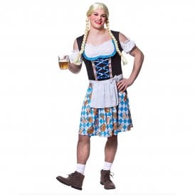 Funny Bavarian Beer Girl