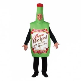 Funny Beer Bottle - Adult Costume