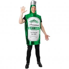 Funny Gin Bottle - Adult Costume