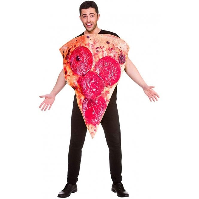 Funny Pepperoni Pizza Slice - Adult Costume