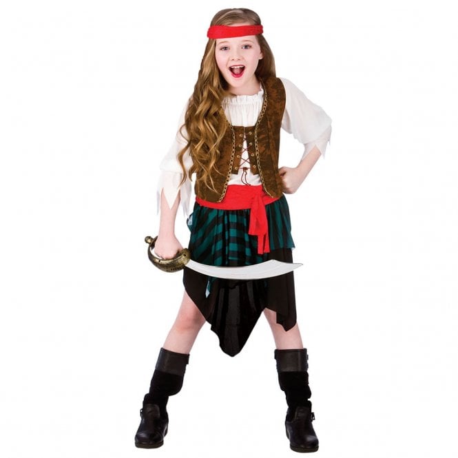 Girls Caribbean Pirate Costume