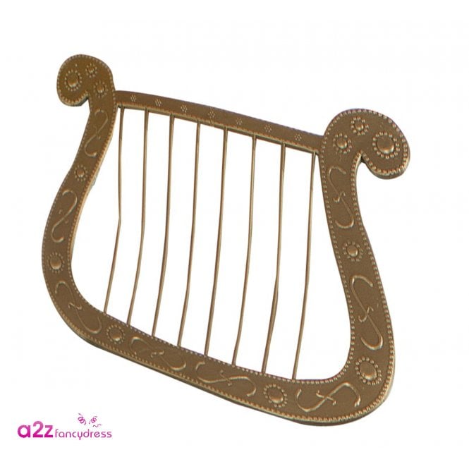 Gold Angel Harp - Accessory