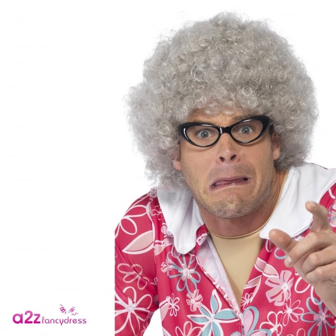 Granny Perm Wig - Adult Accessory