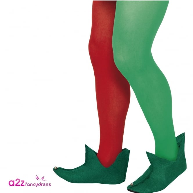 Green Elf Boots - Adult Accessory