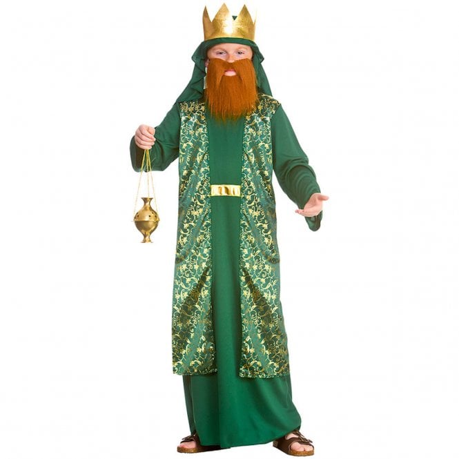 Wise Man (Green) - Kids Costume