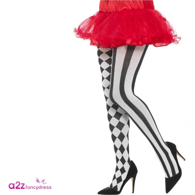Harlequin Tights - Adult Accessory