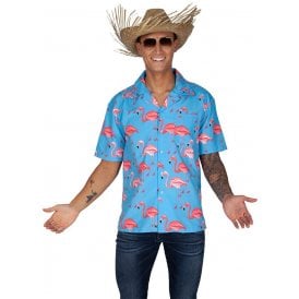 Hawaii Shirt (Pink Flamingo) 