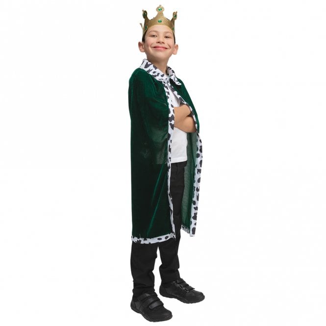 King's Regal Robe & Crown - Green