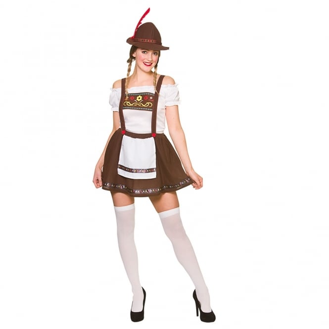 Ladies Brown Bavarian Beer Maid - Adult Costume