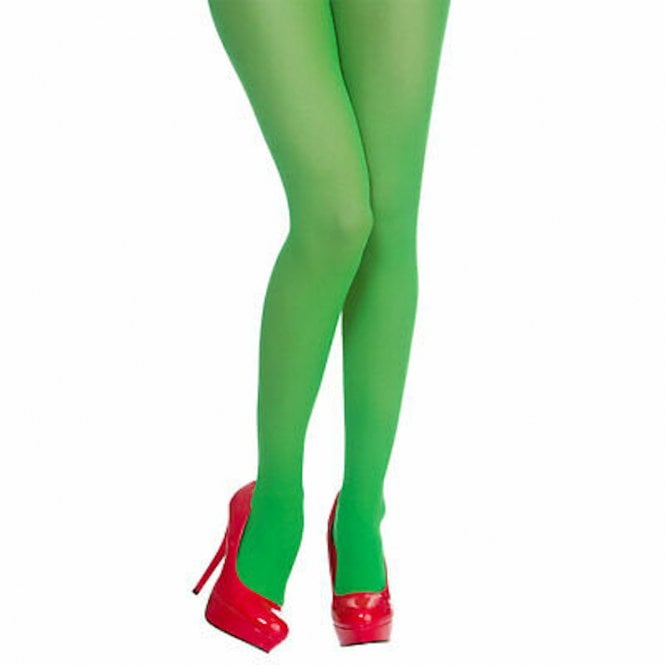 Ladies Green Tights - Adult Accessory