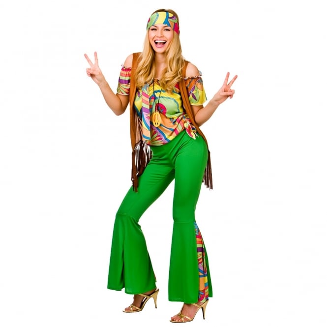 Ladies Groovy Hippie (Green Trousers)