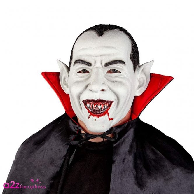 Latex Mask - Bloodthirsty Vampire - Adult Accessory