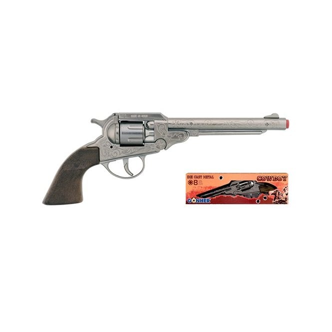 Long Barrel Die-cast Metal Cowboy Gun