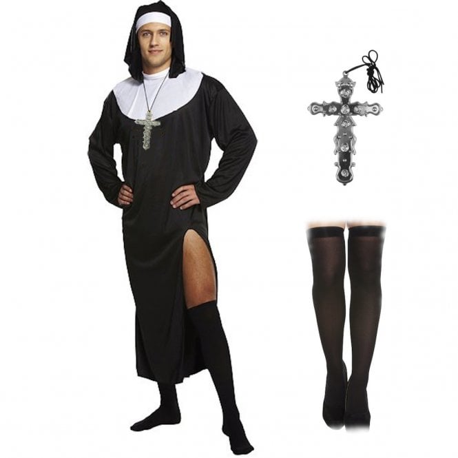 Male Nun + Cross + Hold Ups