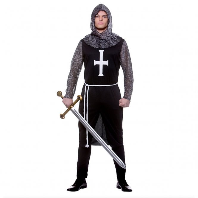 Medieval Black Knight - Adult Costume