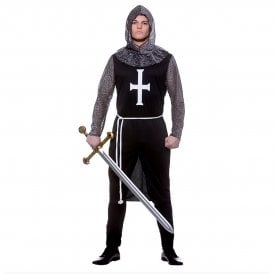 Medieval Black Knight - Adult Costume