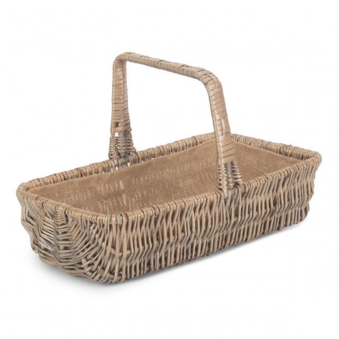 Medium Antique Wash Rectangular Garden Trug 41 x 24 x 12cm