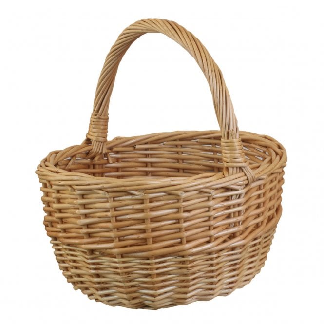 Medium Buff Oval Shopper