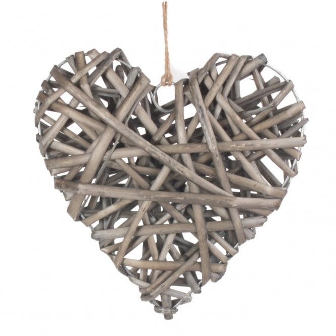 Medium Full Antique Wash Heart Size 20cm x 20cm x 5cm
