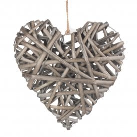 Medium Full Antique Wash Heart Size 20cm x 20cm x 5cm