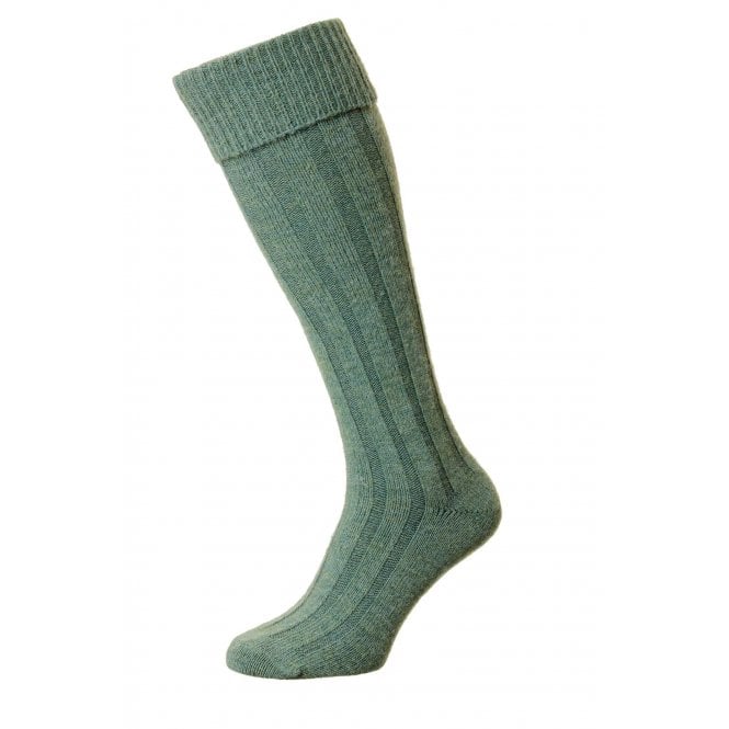 Mens Oktoberfest Wool Blend Socks (Green)