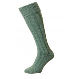 Mens Oktoberfest Wool Blend Socks (Green)