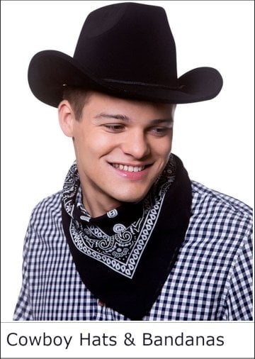 Cowboy Hats & Bandanas