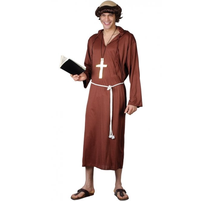 Monk of the Abbey - Adult Costume (Robe, Belt, Cross)