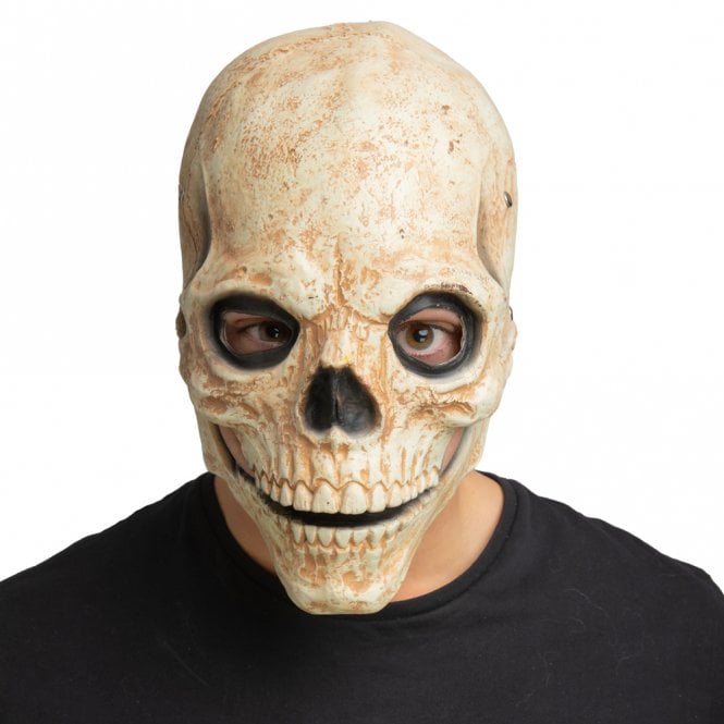 Moving Mouth Skull Latex Mask