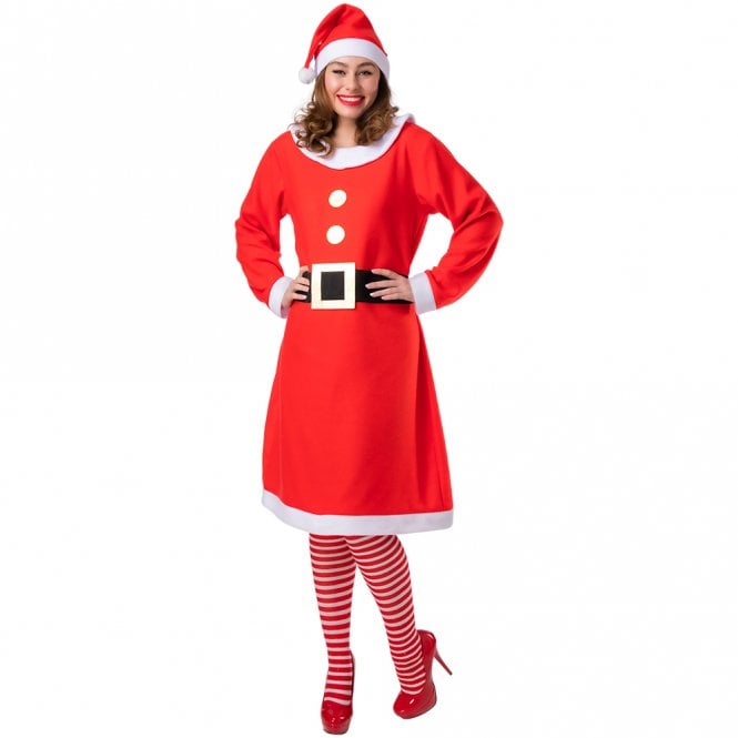 Mrs Santa Claus (Dress, Hat) 