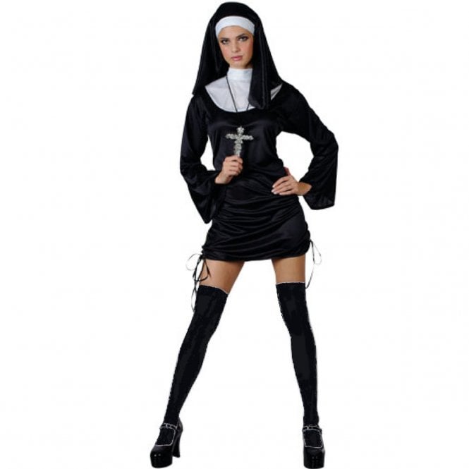 Naughty Nun - Adult Costume (Dress, Headpiece)