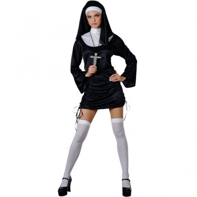 Naughty Nun - Adult Costume (Dress, Headpiece)