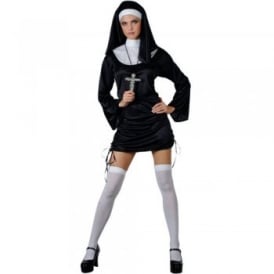 Naughty Nun - Adult Costume (Dress, Headpiece)