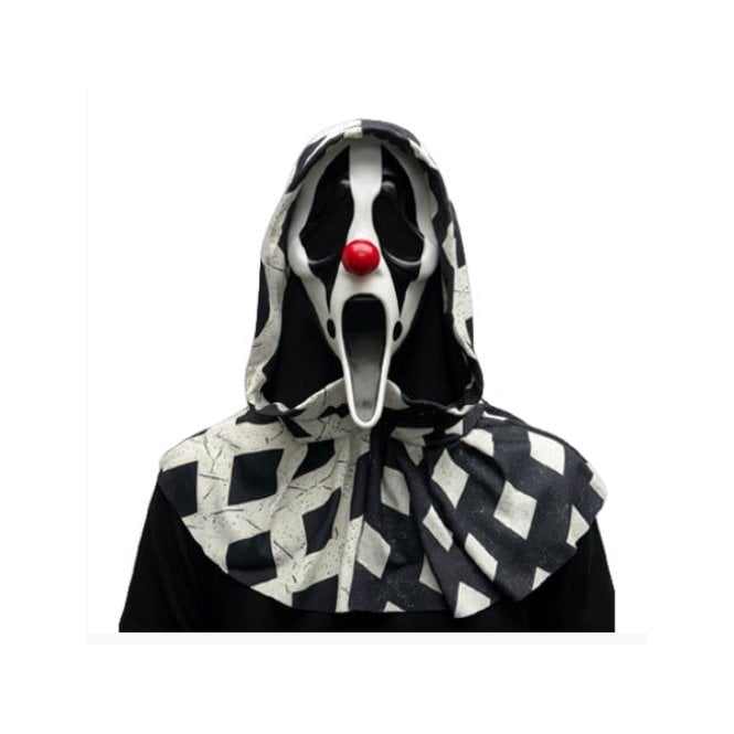 NEW 2026 Adult Ghost Face CLOWN Mask w Hood
