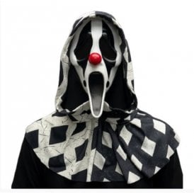NEW 2026 Adult Ghost Face CLOWN Mask w Hood