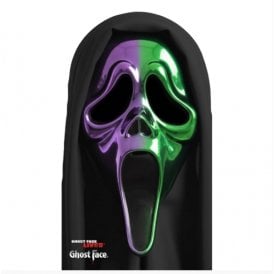 NEW 2026 Adult Ghost Face® OMBRE Chrome Mask with Hood