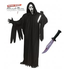 New Adult Ghost Face® 30th Anniversary Costume (One Size) + Bloody Blade