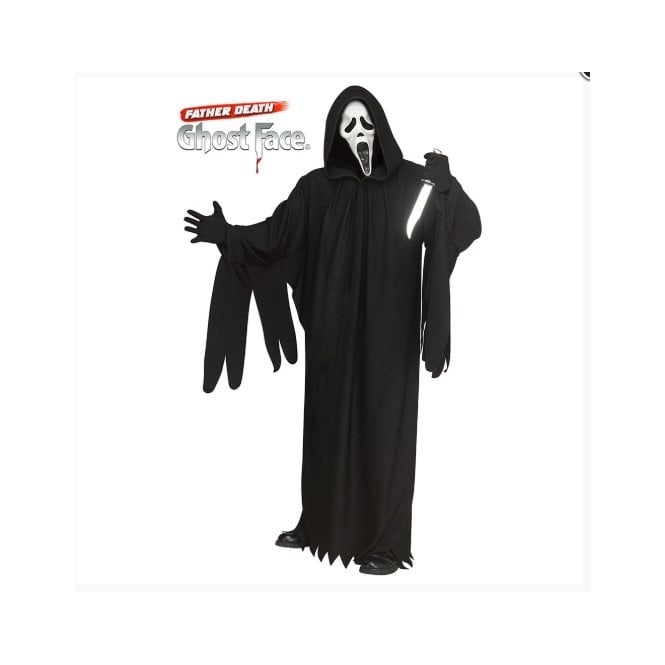 NEW Adult Ghost Face® 30th Anniversary Deluxe Costume Inc. Gloves (One Size) 