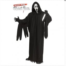 NEW Adult Ghost Face® 30th Anniversary Deluxe Costume Inc. Gloves (One Size) 