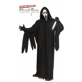 NEW Adult Ghost Face® 30th Anniversary Deluxe Costume Inc. Gloves (PLUS SIZE)