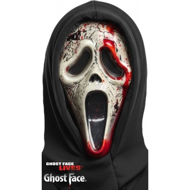 NEW Adult Ghost Face Aged BLEEDING Mask