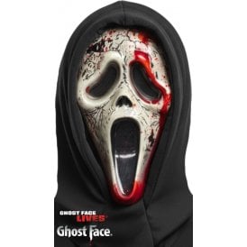 NEW Adult Ghost Face Aged BLEEDING Mask