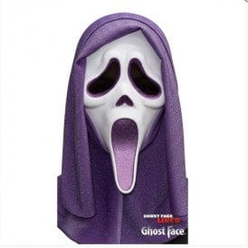 NEW Adult Ghost Face PURPLE Glitter Mask